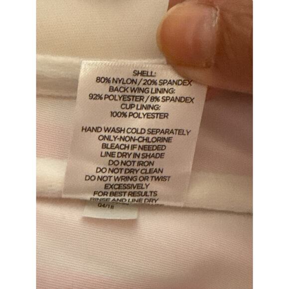 Shade and Shore Women's Padded Underwire Striped Bikini Top Size 38DD Multi NWT - Picture 7 of 7